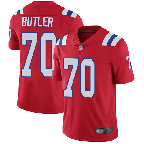 New England Patriots Football #70 Vapor Untouchable Limited Red Men Adam Butler Alternate NFL Jersey->new england patriots->NFL Jersey